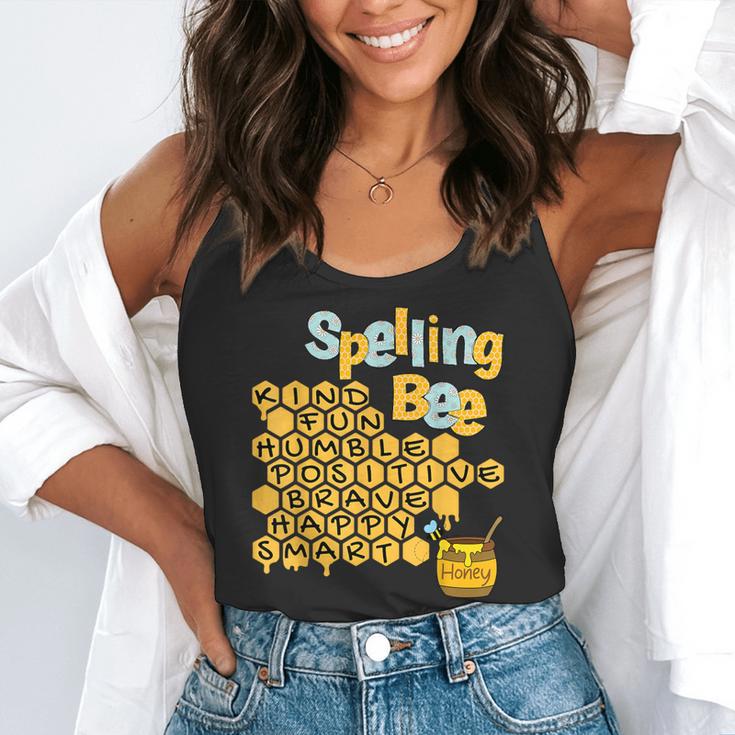 Spelling Bee Kind Positive Kindness Women Teacher Flowy Tank, funny gift Spelling Bee Kind Positive Kindness Women Teacher Flowy Tank, funny gift