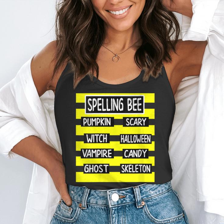 Spelling Bee Pun Halloween Costume For Teachers Flowy Tank, funny gift Spelling Bee Pun Halloween Costume For Teachers Flowy Tank, funny gift