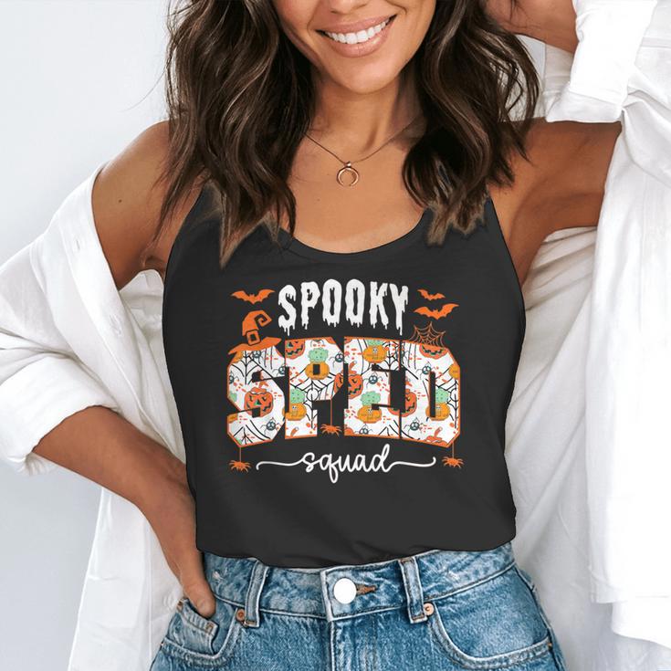 Spooky SPED Squad Special Education Teacher Halloween Ghost Flowy Tank, funny gift