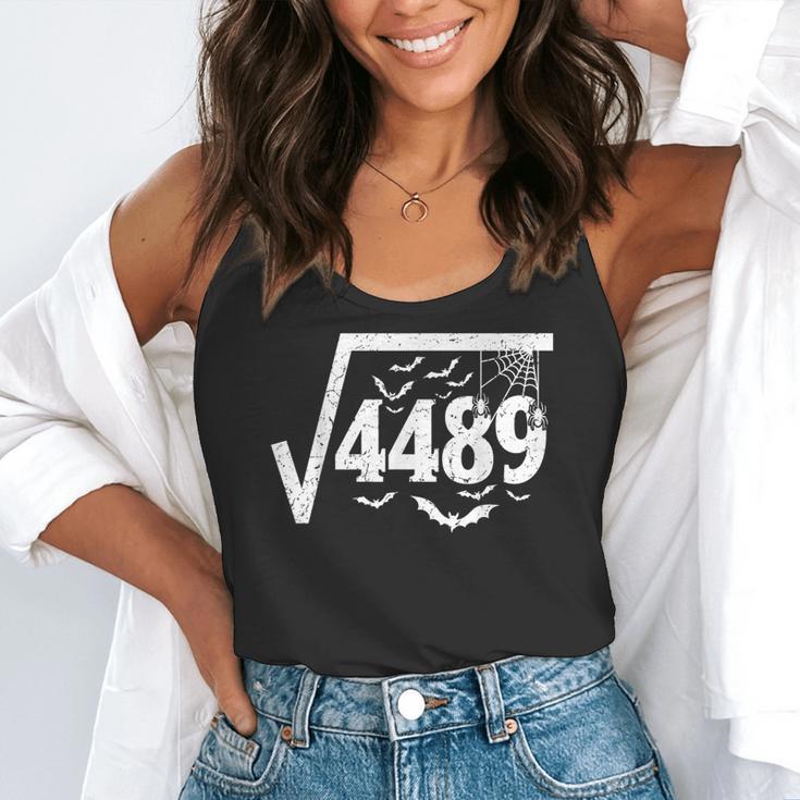Square Root 4489 Halloween Meme 67 Math Teacher Flowy Tank, funny gift Square Root 4489 Halloween Meme 67 Math Teacher Flowy Tank, funny gift