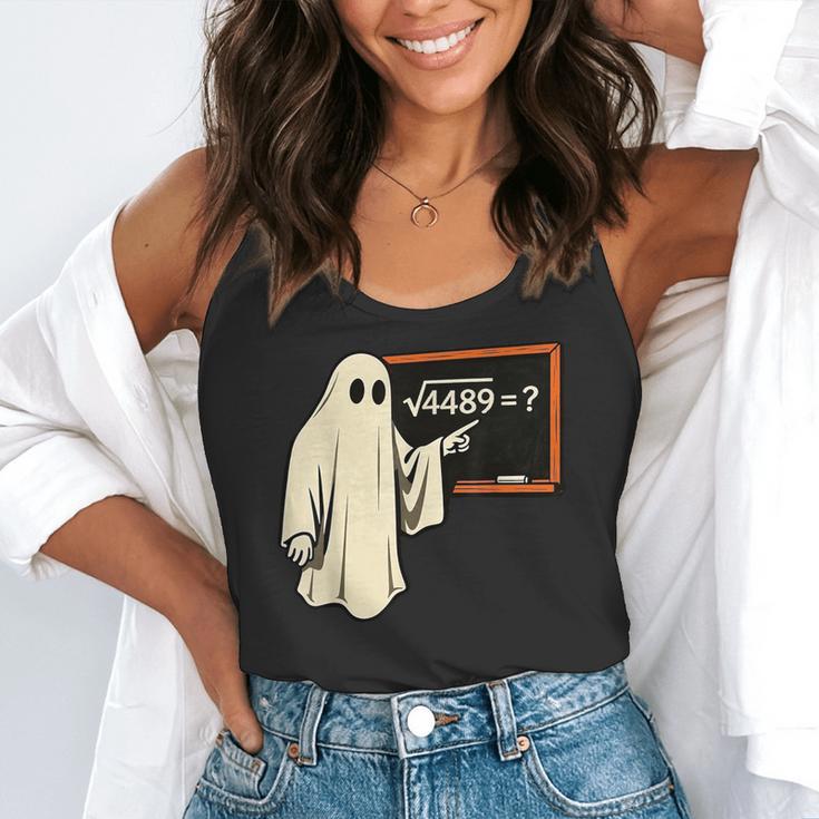 Square Root 67 Ghost Math Teacher 4489 Meme Halloween Flowy Tank, funny gift Square Root 67 Ghost Math Teacher 4489 Meme Halloween Flowy Tank, funny gift
