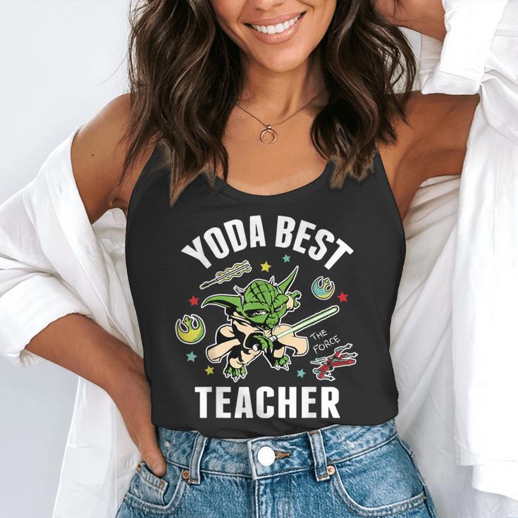 Star Wars Yoda Best Teacher Icons Flowy Tank, funny gift