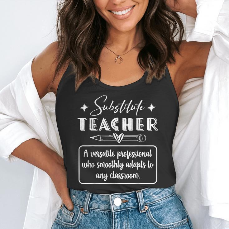 Substitute Teacher Definition Flowy Tank, funny gift