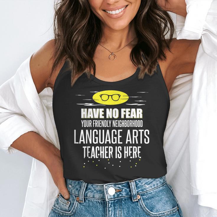 Super Language Arts Teacher Have No Fear T-Shirt Flowy Tank, funny gift Super Language Arts Teacher Have No Fear T-Shirt Flowy Tank, funny gift