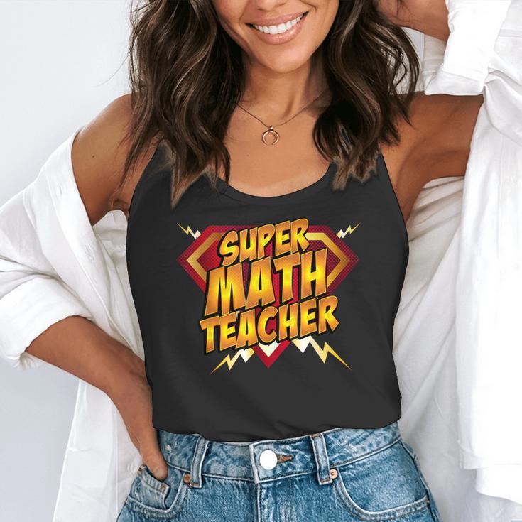 Super Math Teacher Educational Superhero Flowy Tank, funny gift Super Math Teacher Educational Superhero Flowy Tank, funny gift