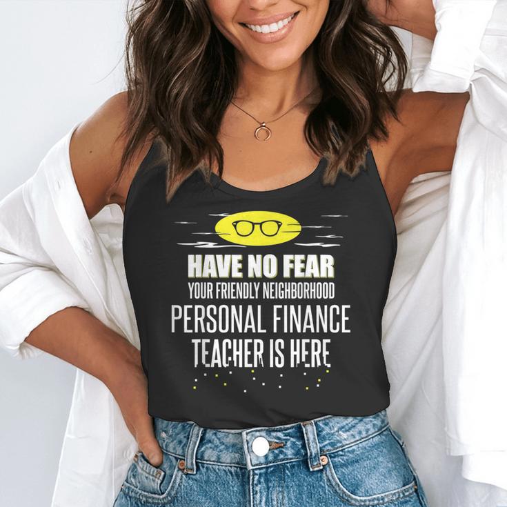 Super Personal Finance Teacher Have No Fear T-Shirt Flowy Tank, funny gift