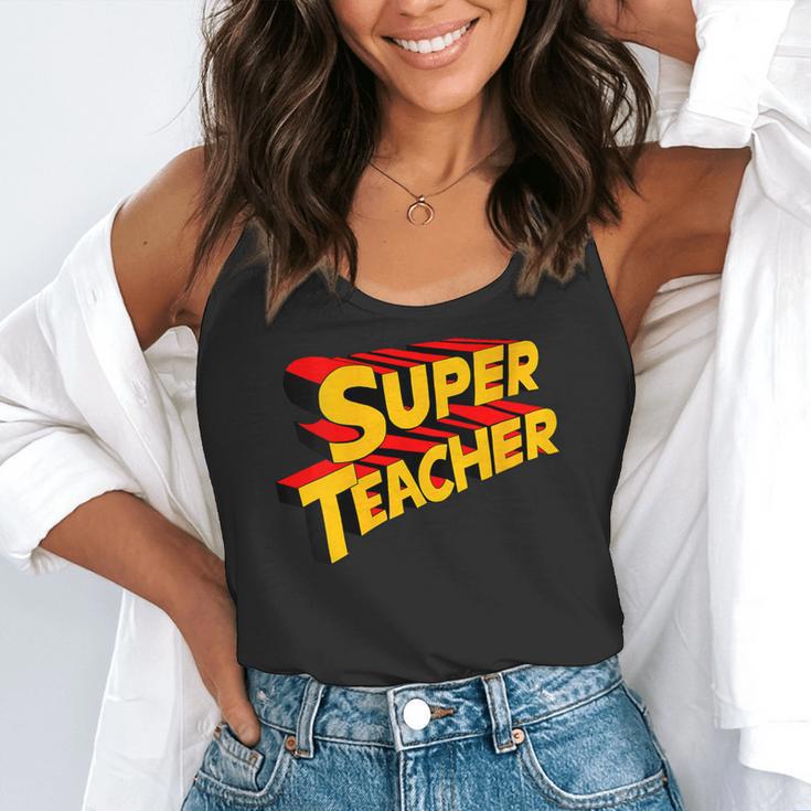 Super Teacher SuperTeacher Flowy Tank, funny gift Super Teacher SuperTeacher Flowy Tank, funny gift