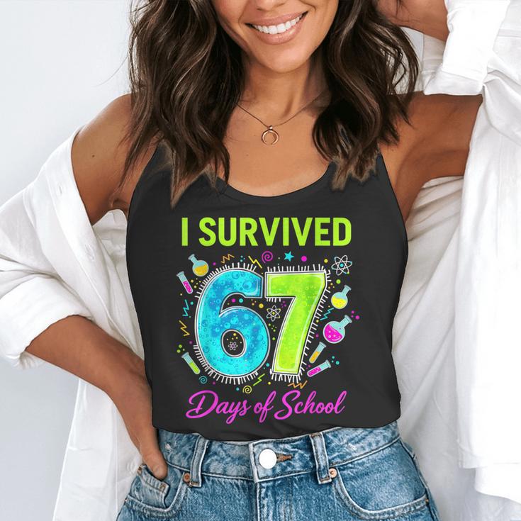 I Survived 67 Days Of School 67 Meme Science Teacher Flowy Tank, funny gift