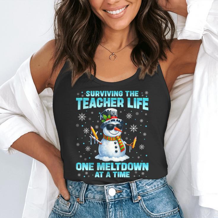 Surviving The Teacher Life Pjs Pajamas Christmas Xmas Teache Flowy Tank, funny gift Surviving The Teacher Life Pjs Pajamas Christmas Xmas Teache Flowy Tank, funny gift