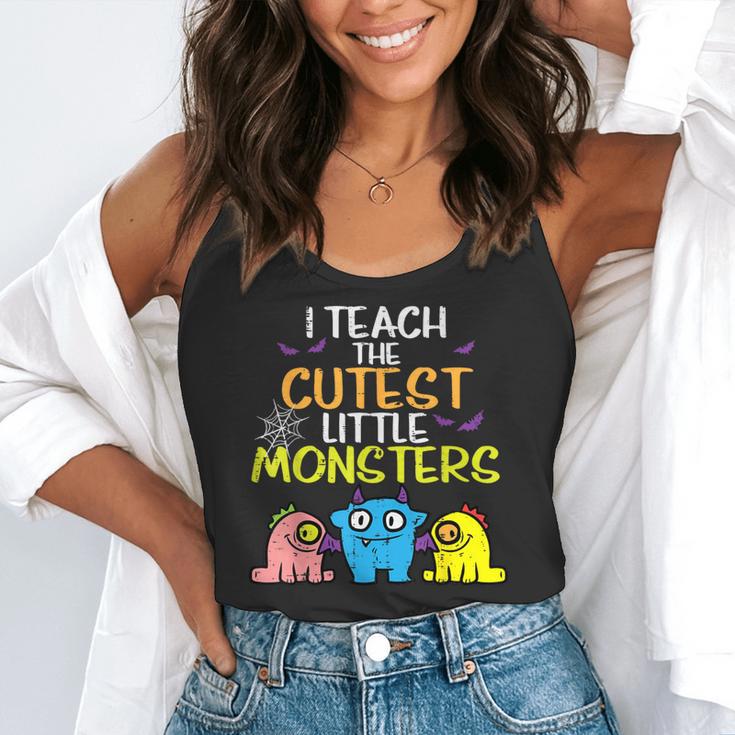 I Teach Cutest Little Monsters Halloween Teacher Men Women Flowy Tank, funny gift I Teach Cutest Little Monsters Halloween Teacher Men Women Flowy Tank, funny gift
