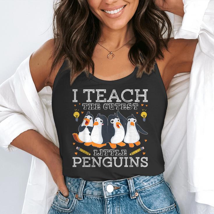 I Teach The Cutest Little Penguins Cute School Teacher Tee Flowy Tank, funny gift I Teach The Cutest Little Penguins Cute School Teacher Tee Flowy Tank, funny gift