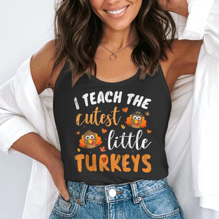 I Teach The Cutest Little Turkeys For Teacher Thanksgiving Flowy Tank, funny gift I Teach The Cutest Little Turkeys For Teacher Thanksgiving Flowy Tank, funny gift