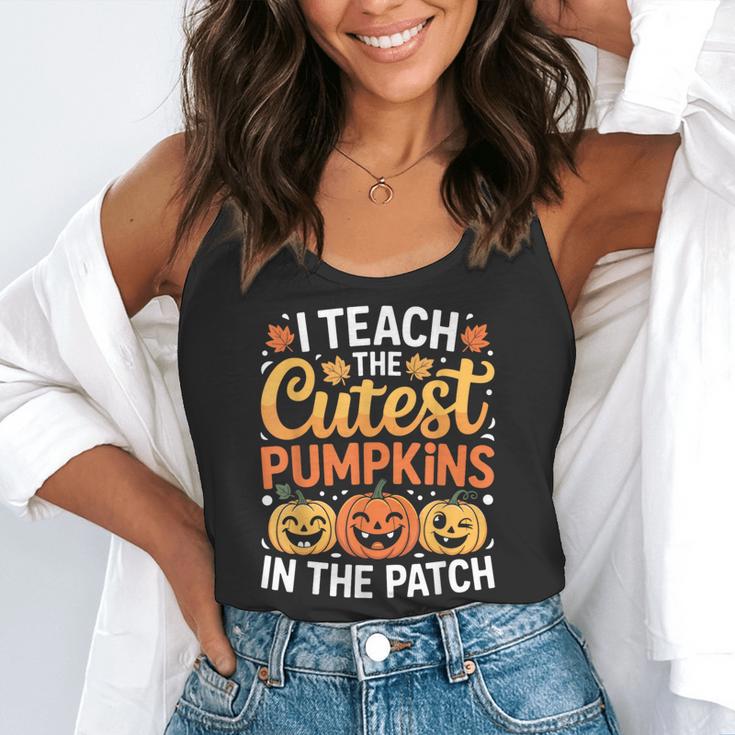 I Teach The Cutest Pumpkins Tshirt Halloween Teacher Flowy Tank, funny gift I Teach The Cutest Pumpkins Tshirt Halloween Teacher Flowy Tank, funny gift