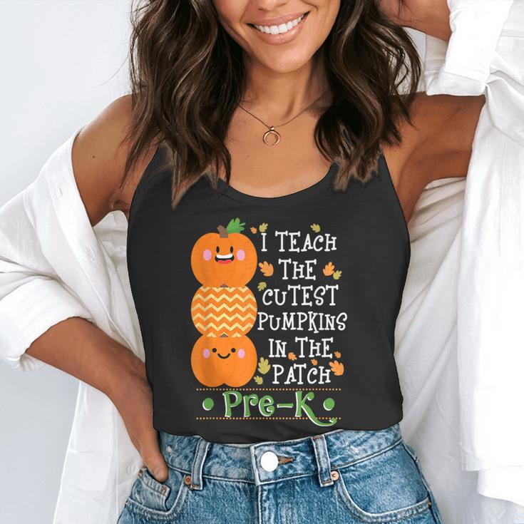 I Teach The Cutest Pumpkins In Patch Pre-K Halloween Teacher Flowy Tank, funny gift I Teach The Cutest Pumpkins In Patch Pre-K Halloween Teacher Flowy Tank, funny gift