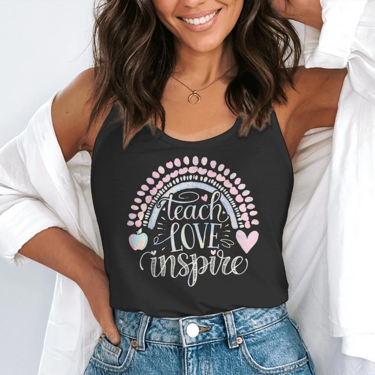 Teach Love Inspire Teacher Flowy Tank, funny gift Teach Love Inspire Teacher Flowy Tank, funny gift