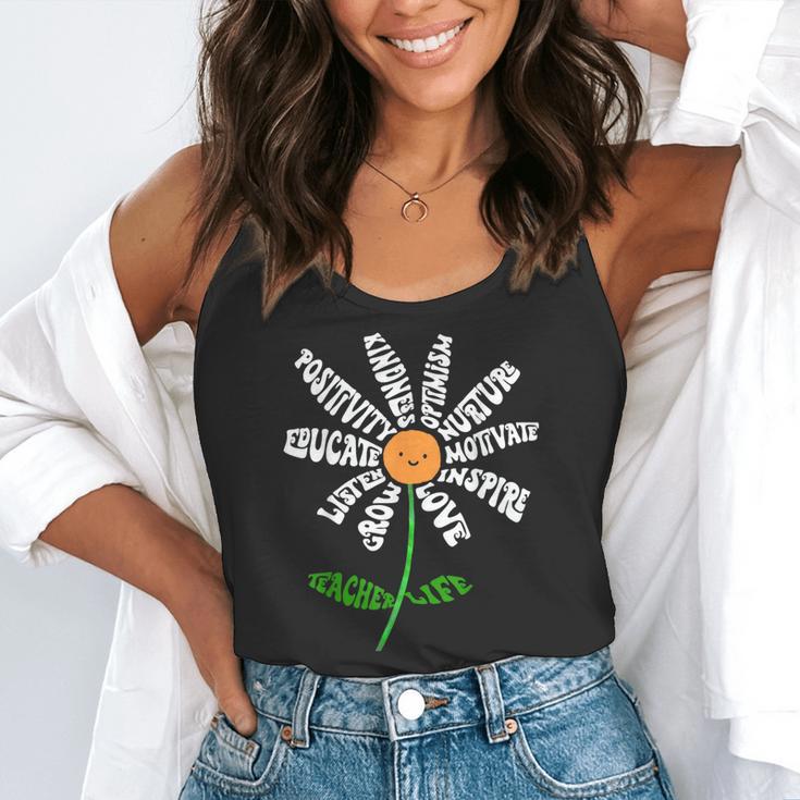 Teach Love Inspire Teachers Inspirational Flower Teachers Flowy Tank, funny gift Teach Love Inspire Teachers Inspirational Flower Teachers Flowy Tank, funny gift