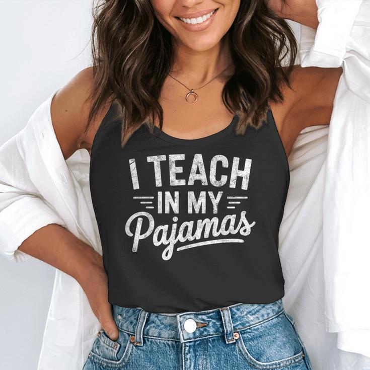 I Teach In My Pajamas Teacher Teacher's Day Humor Tee Flowy Tank, funny gift I Teach In My Pajamas Teacher Teacher's Day Humor Tee Flowy Tank, funny gift