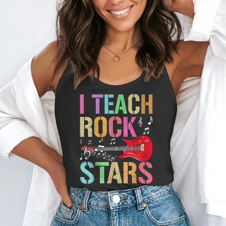 I Teach Rockstars Band Vibes Teacher Rocks My Music Teaching Flowy Tank, funny gift I Teach Rockstars Band Vibes Teacher Rocks My Music Teaching Flowy Tank, funny gift