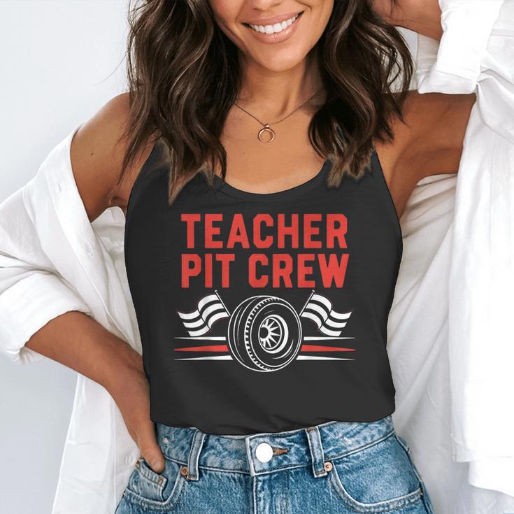Teacher Pit Crew Race Car Driver Costume Men Women Kids Flowy Tank, funny gift Teacher Pit Crew Race Car Driver Costume Men Women Kids Flowy Tank, funny gift