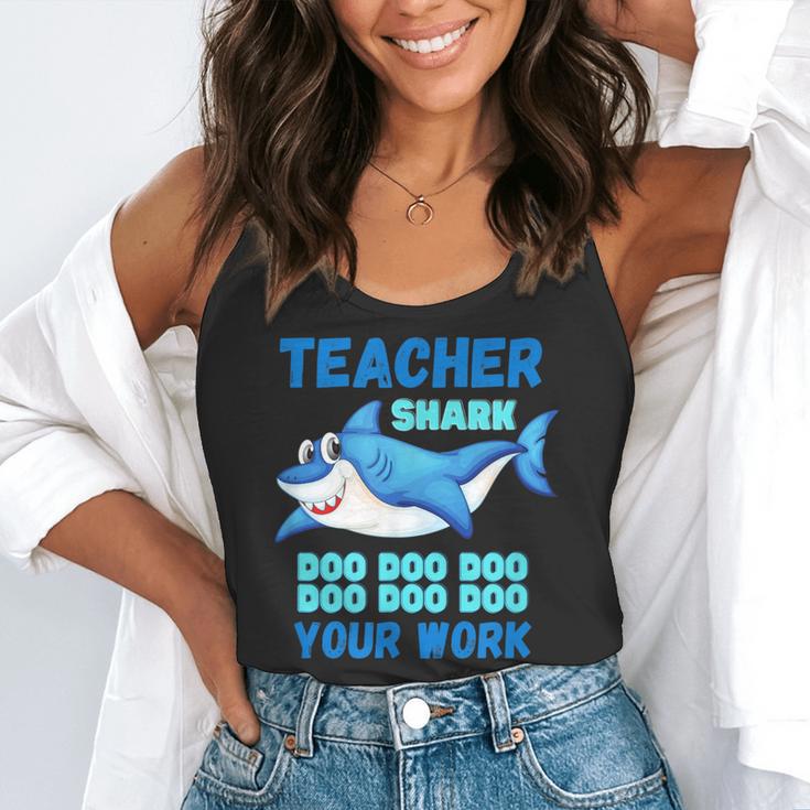 Teacher Shark Do Your Work Flowy Tank, funny gift Teacher Shark Do Your Work Flowy Tank, funny gift