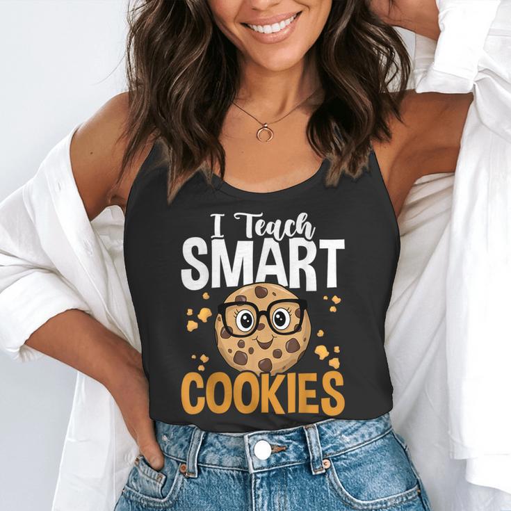 Teacher I Teach Smart Cookies Nerd Flowy Tank, funny gift Teacher I Teach Smart Cookies Nerd Flowy Tank, funny gift
