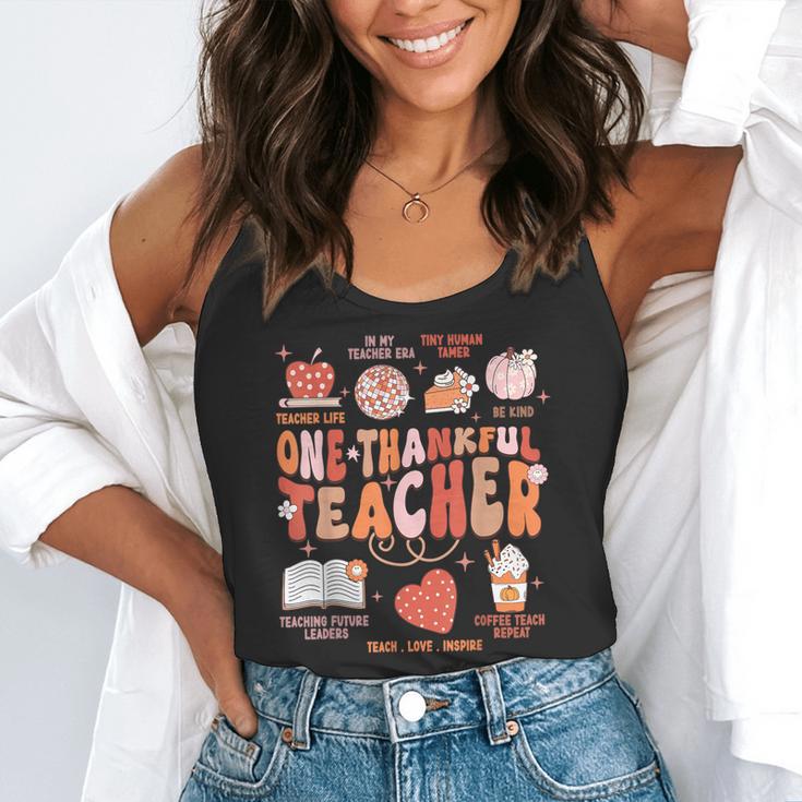 Teacher Thanksgiving Shirt Women One Thankful Teacher Fall Flowy Tank, funny gift Teacher Thanksgiving Shirt Women One Thankful Teacher Fall Flowy Tank, funny gift