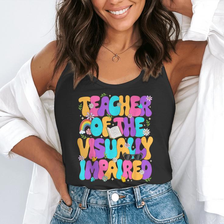Teacher Of The Visually Impaired Blindness Awareness Flowy Tank, funny gift Teacher Of The Visually Impaired Blindness Awareness Flowy Tank, funny gift