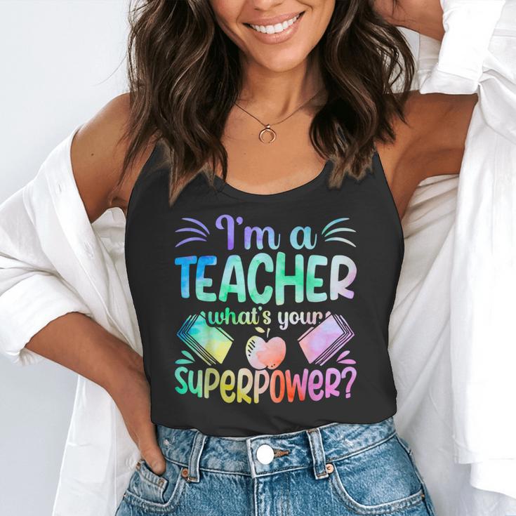 Im A Teacher Whats Your Superpower Teaching Professional Flowy Tank, funny gift Im A Teacher Whats Your Superpower Teaching Professional Flowy Tank, funny gift