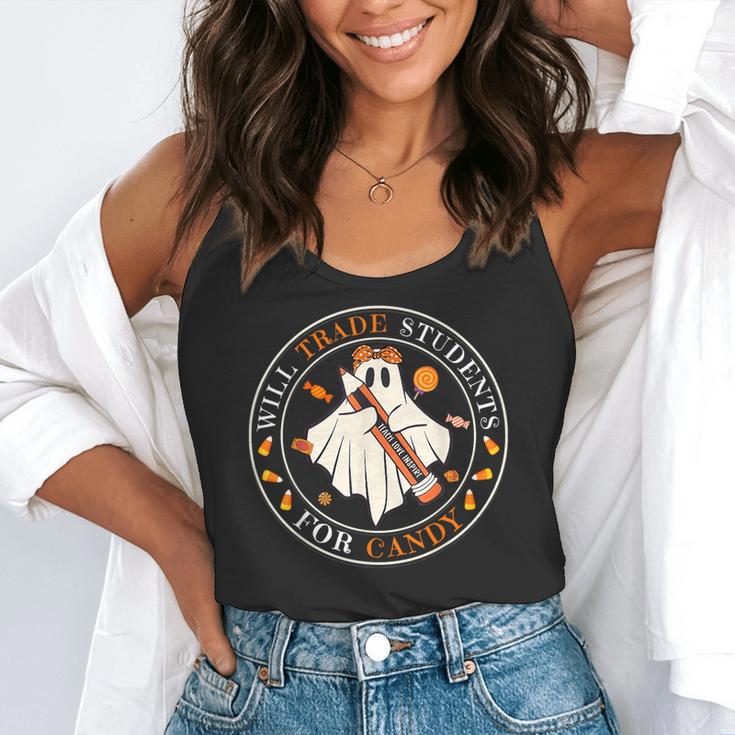 Teacher Will Trade Students For Candy Easy Halloween Costume Flowy Tank, funny gift Teacher Will Trade Students For Candy Easy Halloween Costume Flowy Tank, funny gift