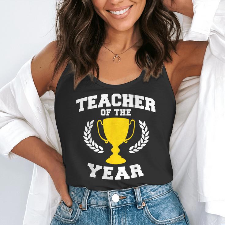 Teacher Of The Year For Men Women Flowy Tank, funny gift