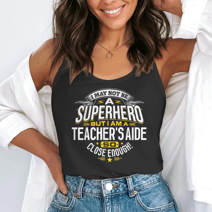 Teachers Aide Idea Professional Superhero Teachers Aides Men Women Flowy Tank, funny gift