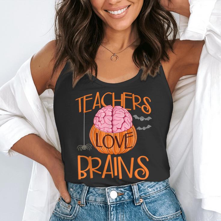 Teachers Love Brains Halloween T-Shirt For Men Women Flowy Tank, funny gift Teachers Love Brains Halloween T-Shirt For Men Women Flowy Tank, funny gift