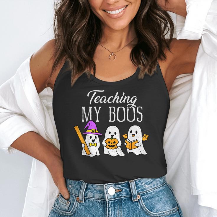 Teaching My Boos Ghost Teacher Halloween Spooky Educator Flowy Tank, funny gift Teaching My Boos Ghost Teacher Halloween Spooky Educator Flowy Tank, funny gift