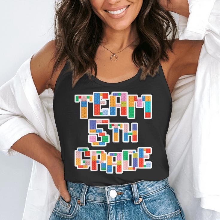 Team 5th Grade Building Blocks Bricks Theme Teacher Team For Men Women Kids Flowy Tank, funny gift Team 5th Grade Building Blocks Bricks Theme Teacher Team For Men Women Kids Flowy Tank, funny gift
