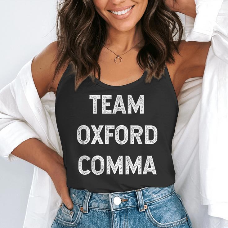 Team Oxford Comma English Majors And Teachers For Men Women Girls Kids Flowy Tank, funny gift