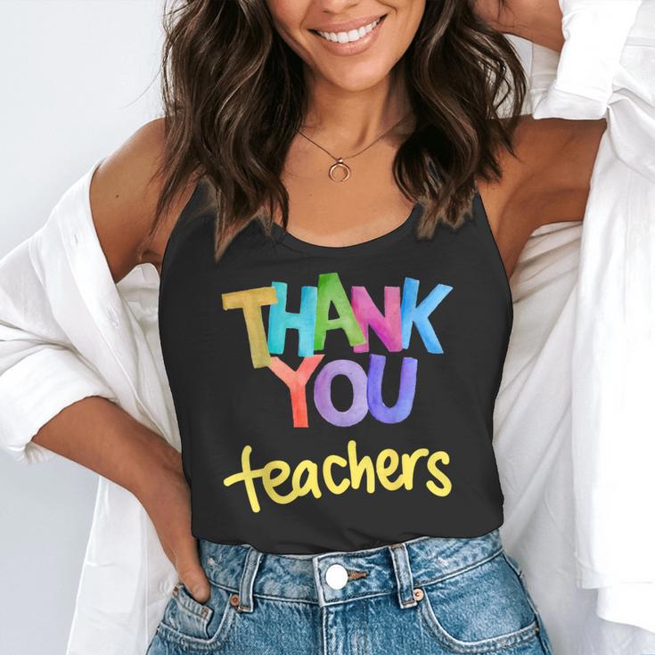 Thank You Teacher Appreciation Graduation Men Women Girls Kids Flowy Tank, funny gift Thank You Teacher Appreciation Graduation Men Women Girls Kids Flowy Tank, funny gift