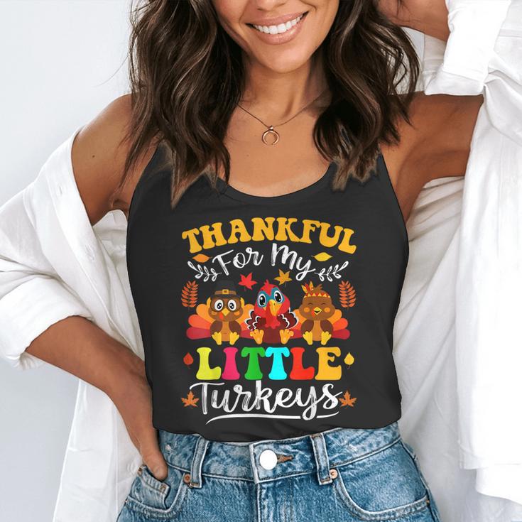 Thankful For My Little Turkeys Teacher Thanksgiving Teachers Flowy Tank, funny gift Thankful For My Little Turkeys Teacher Thanksgiving Teachers Flowy Tank, funny gift