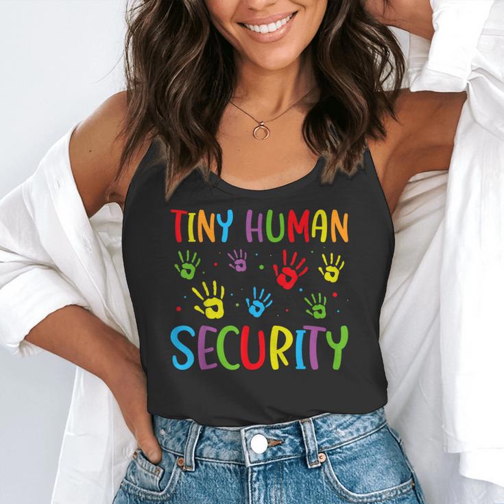Tiny Human Security Preschool Childcare Teacher Babysitters Flowy Tank, funny gift Tiny Human Security Preschool Childcare Teacher Babysitters Flowy Tank, funny gift