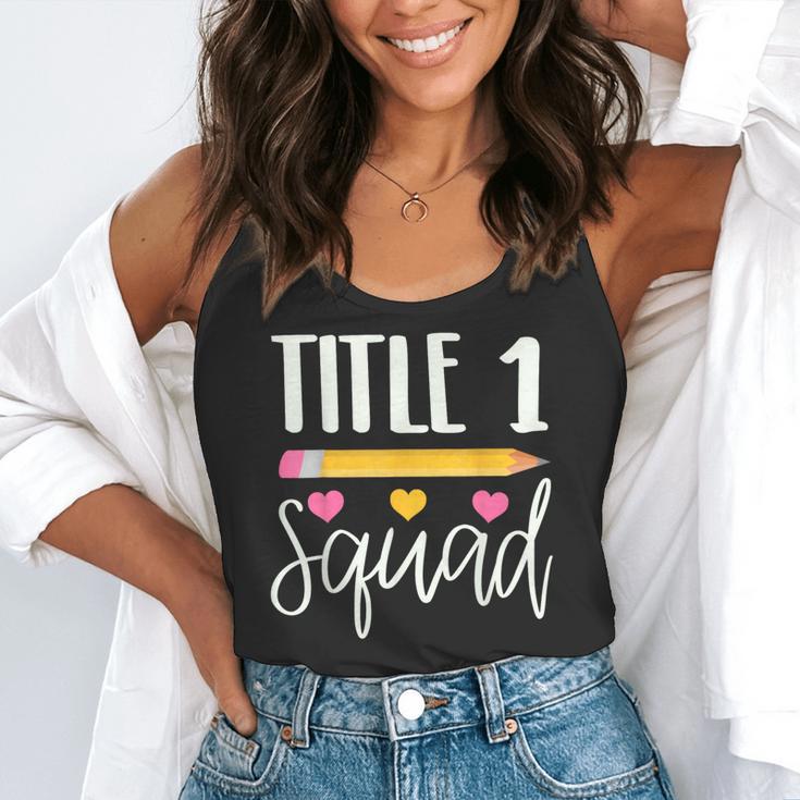 Title 1 Reading Teacher Shirt Flowy Tank, funny gift