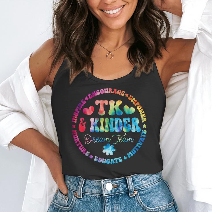 TK & Kinder Dream Team Transitional Kindergarten Teacher Flowy Tank, funny gift