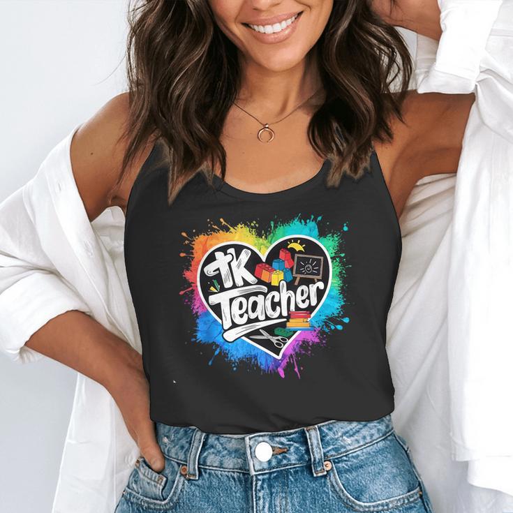 TK Teacher Transitional Kindergarten Heart Back To School Flowy Tank, funny gift TK Teacher Transitional Kindergarten Heart Back To School Flowy Tank, funny gift