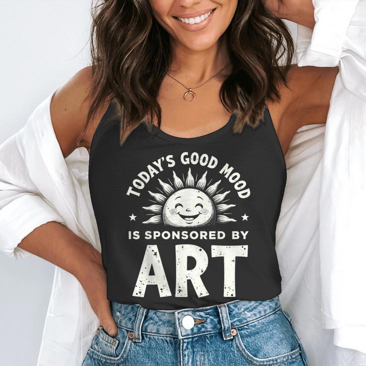 Today’s Good Mood Is Sponsored By Art Teacher Sun Tee Flowy Tank, funny gift Today’s Good Mood Is Sponsored By Art Teacher Sun Tee Flowy Tank, funny gift