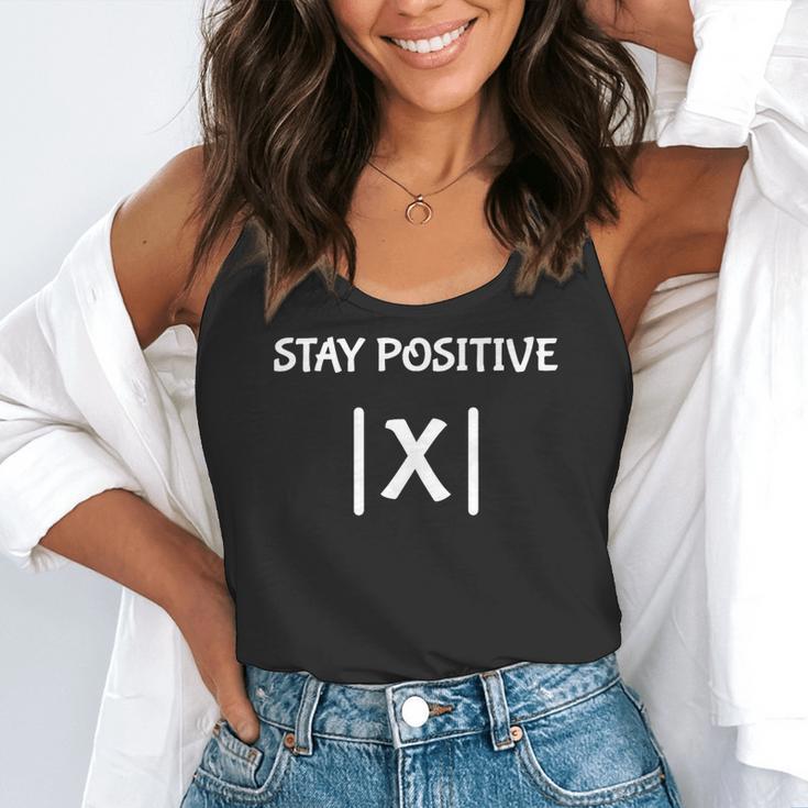 Top Math Teacher Joke Men Women Fun Stay Positive Flowy Tank, funny gift Top Math Teacher Joke Men Women Fun Stay Positive Flowy Tank, funny gift