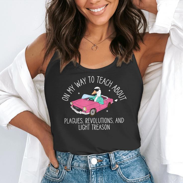 History Teacher Silly Goose Back To School Social Studies Flowy Tank, funny gift History Teacher Silly Goose Back To School Social Studies Flowy Tank, funny gift