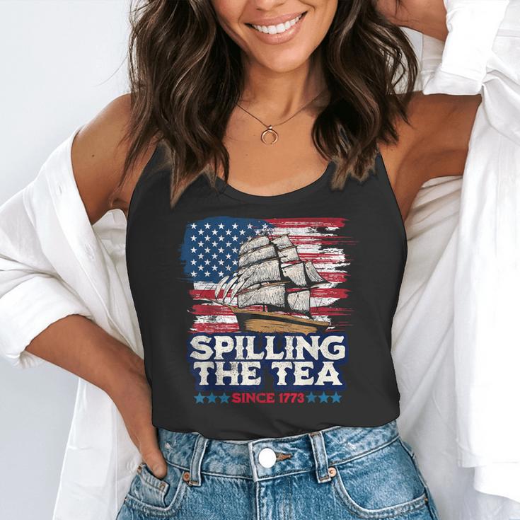 US History Teacher Boston Spilling The Tea Since 1773 Flowy Tank, funny gift US History Teacher Boston Spilling The Tea Since 1773 Flowy Tank, funny gift