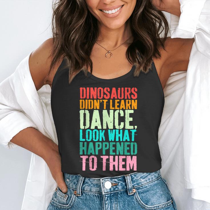 Vintage Dinosaurs Didn't Learn Dance Dance Teacher Flowy Tank, funny gift Vintage Dinosaurs Didn't Learn Dance Dance Teacher Flowy Tank, funny gift