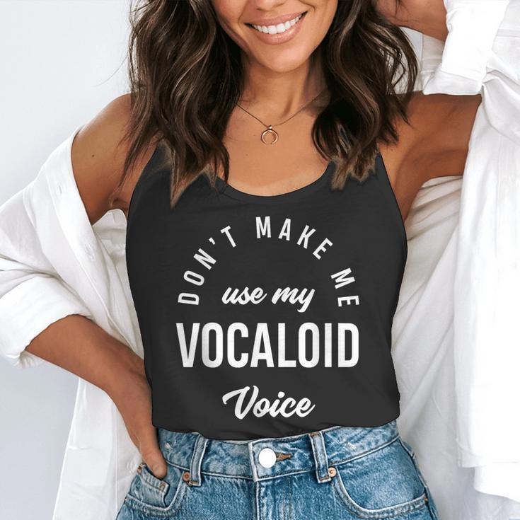 Vocaloid Voice Vocal Music Teacher Singer Singing Flowy Tank, funny gift Vocaloid Voice Vocal Music Teacher Singer Singing Flowy Tank, funny gift