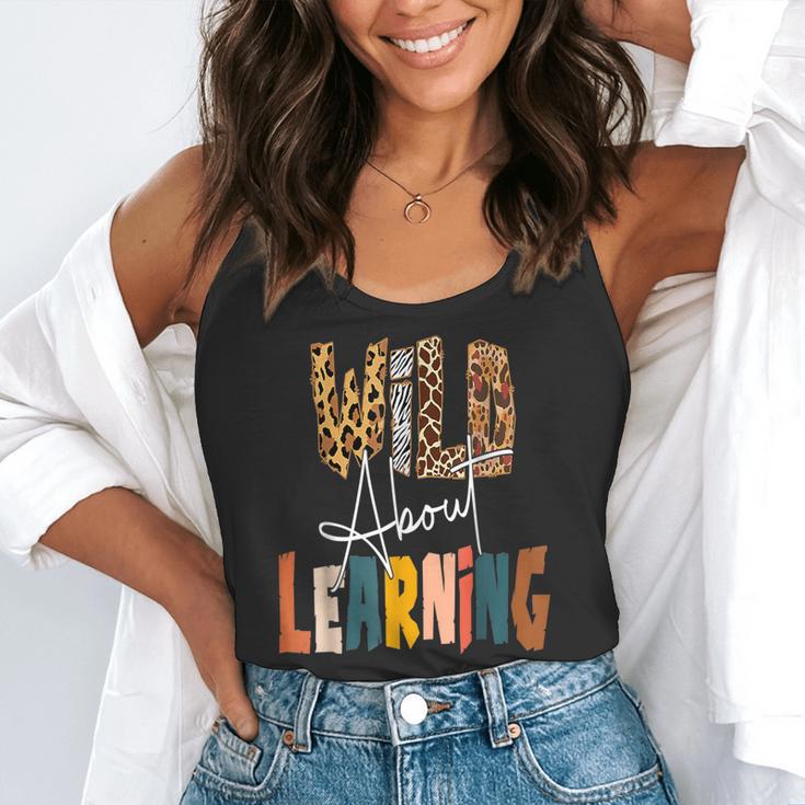 Wild About Learning Teacher Back To School Teaching Flowy Tank, funny gift Wild About Learning Teacher Back To School Teaching Flowy Tank, funny gift