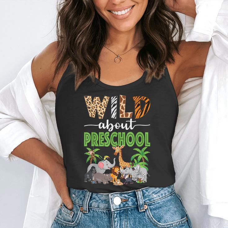 Wild About Preschool Teacher Student Preschool Zoo Safari Flowy Tank, funny gift Wild About Preschool Teacher Student Preschool Zoo Safari Flowy Tank, funny gift