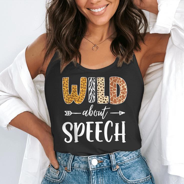 Wild About Speech SLP Leopard Teacher Back To School Kids Flowy Tank, funny gift Wild About Speech SLP Leopard Teacher Back To School Kids Flowy Tank, funny gift